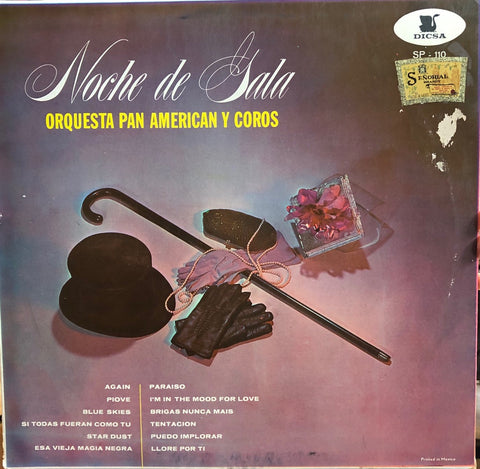 Orquesta Pan American - Noche de Gala - VG+ LP Record 1960s Dicsa Mexico Import Vinyl - Latin / Samba
