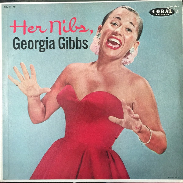 Georgia Gibbs ‎- Her Nibs, Georgia Gibbs - VG Mono 1958 USA - Jazz / Vocal - Shuga Records