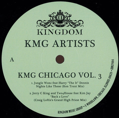 Various ‎– KMG Chicago Vol. 3 - New 12" Single Record 2015 USA vinyl - Chicago House