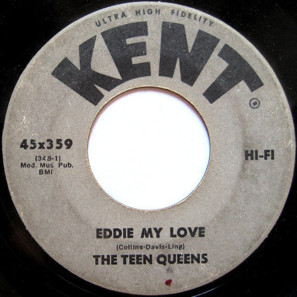 The Teen Queens ‎– Eddie My Love / Just Goofed - VG 45rpm 1961 USA - Rhythm & Blues / Soul
