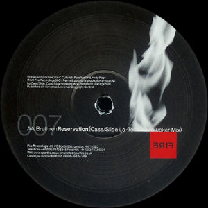Brethren ‎- Reservation - VG+ 12" Single 2001 UK Import - Progressive Trance