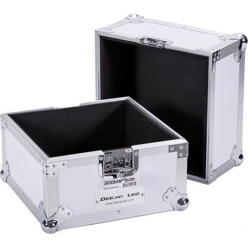 DeeJay LED Fly Drive LP Record Flight Case For 80 LP Records (White) TBHLP80WHITE - Shuga Records