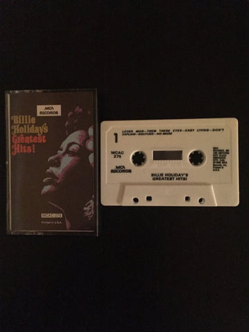 Billie Holiday – Billie Holiday's Greatest Hits! - Used Cassette Tape MCA 1977 USA - Jazz