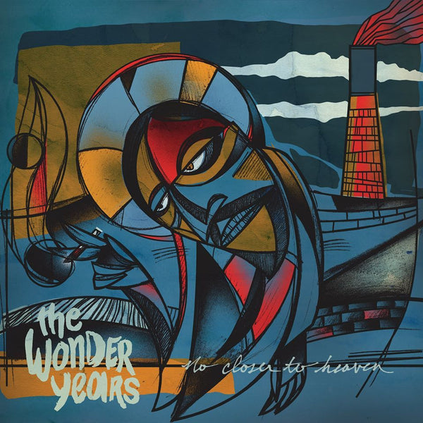 The Wonder Years - No Closer to Heaven - New 2 Lp Record 2015 Hopeless Blue / Burgundy Swirl & Download - Pop Punk / Alternative Rock