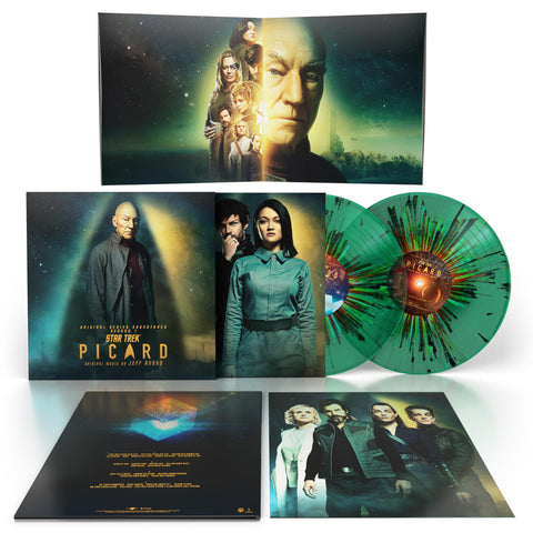 Soundtrack / Jeff Russo - Star Trek: Picard Season 1 - New 2 LP Record 2020 Lakeshore Translucent Green / Splatter Vinyl - TV Soundtrack