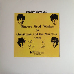 The Beatles ‎– From Then To You - The Beatles Christmas Record 1970 - New Lp Record 2020 Apple Europe Import Yellow Vinyl - Holiday / Pop Rock / Rock & Roll