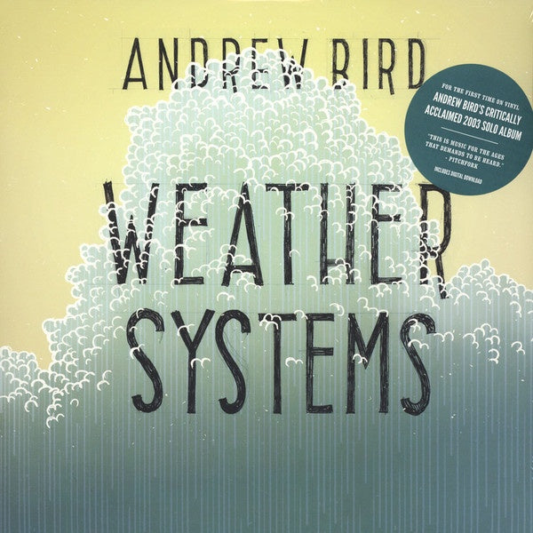 Andrew Bird ‎– Weather Systems - New Vinyl Record 2015 Wegawam Music Pressing with Download - Indie Folk
