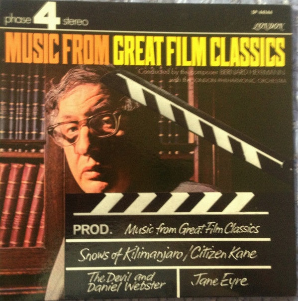 Bernard Herrmann With The London Philharmonic Orchestra ‎– Music From Great Film Classics - Mint- LP Record 1970 London Phase 4 UK Import Vinyl - Soundtrack / Stage & Screen - Shuga Records