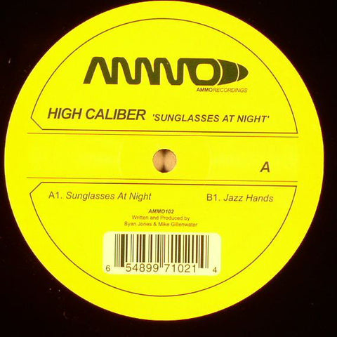 High Caliber ‎– Sunglasses At Night - New 12" Single 2004 Ammo USA Vinyl - Chicago House / Tech House