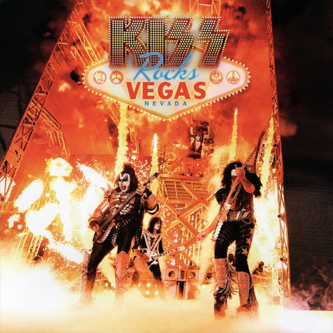 KISS ‎– Kiss Rocks Vegas - New 2 LP Record 2016 Eagle Vision USA Vinyl & DVD - Hard Rock