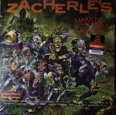 Zacherle ‎– Zacherle's Monster Gallery (1963) - New LP Record 2020 Real Gone Music Clear With Pumpkin Vinyl Splatter - Halloween / Novelty