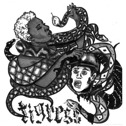 Tigress ‎– S/T EP - New 7" Vinyl 2016 Not Normal Tapes Clear Vinyl Pressing (Limited to 500) - Chicago, IL Hardcore Punk