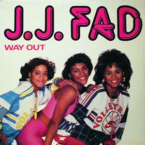 J.J. Fad - Way Out - VG+ 12" Single 1988 Ruthless USA Vinyl - Electro / Hip Hop / Synth-Pop - Shuga Records
