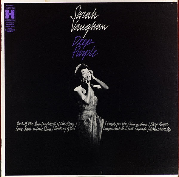 Sarah Vaughan ‎– Deep Purple - Mint- Lp Record 1969 USA Stereo Vinyl - Jazz - Shuga Records
