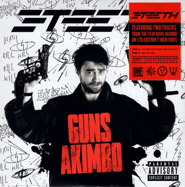 3TEETH ‎– Guns Akimbo - New 7" Single Record 2021 OMF Europe Import Vinyl - Heavy Metal / Industrial Metal - Shuga Records