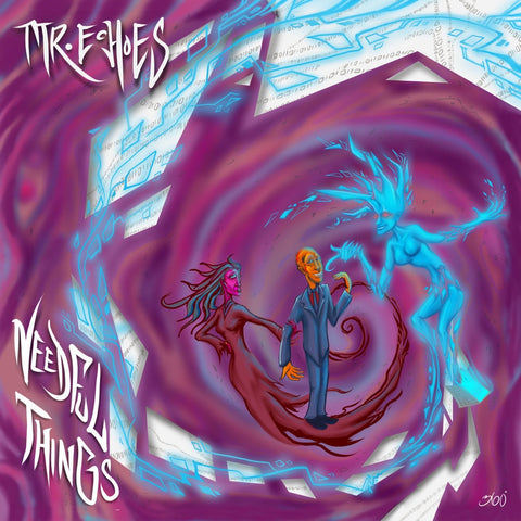 Mr. Echoes ‎– Needful Things - New Lp Record 2019 Indus USA 180 gram Aqua Blue Vinyl - Chicago Electronic / Electro
