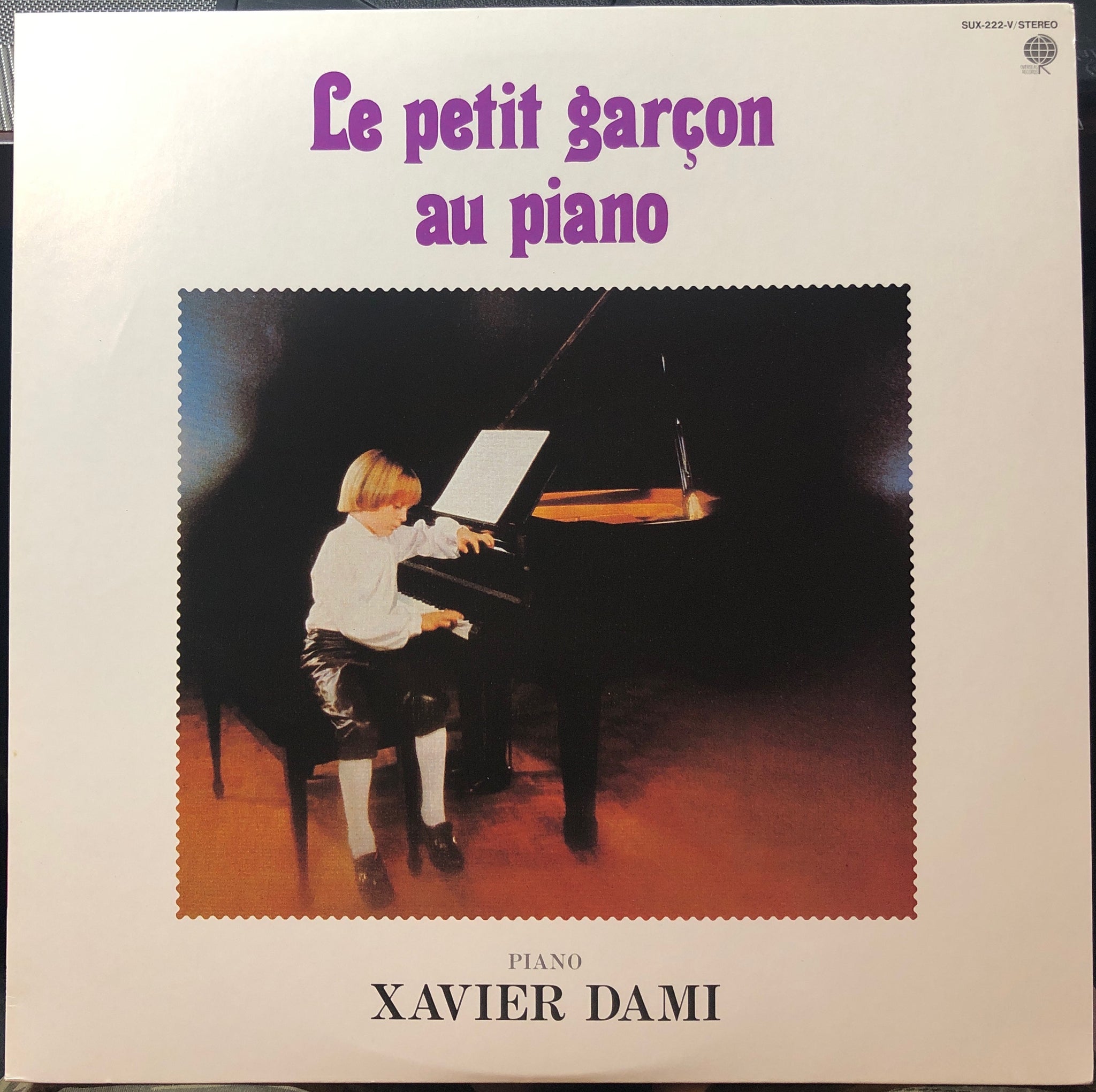 Xavier Dami ‎– Le Petit Garçon Au Piano - Mint- Lp Record 1982 Overseas Japan Import Vinyl & Insert - Jazz / Easy Listening
