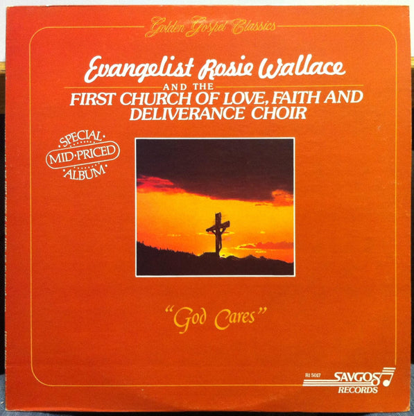 ROSIE WALLACE god cares LP Mint- RI 5017 Vinyl 1986 Record SAVOY SAVGOS - Shuga Records