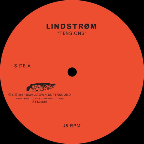 Lindstrøm - Tensions - New Vinyl Record 2017 Smalltown Supersounds 12" Single (Includes Will Long Remix) - Electronic / House