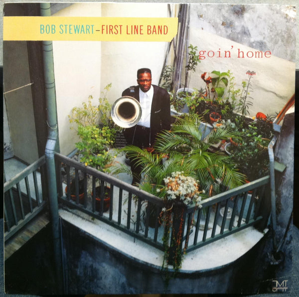 Bob Stewart & First Line Band - Goin' Home - VG+ LP Record 1989 JMT Germany Vinyl - Avant-Garde Jazz - Shuga Records