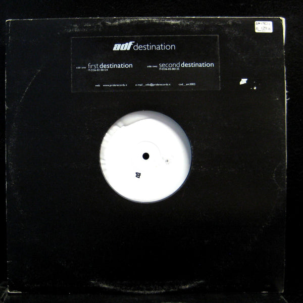 ADF (Adriano Filippucci) - Destination - VG+ 12" Single Record 2002 Army Italy Vinyl - Progressive House - Shuga Records