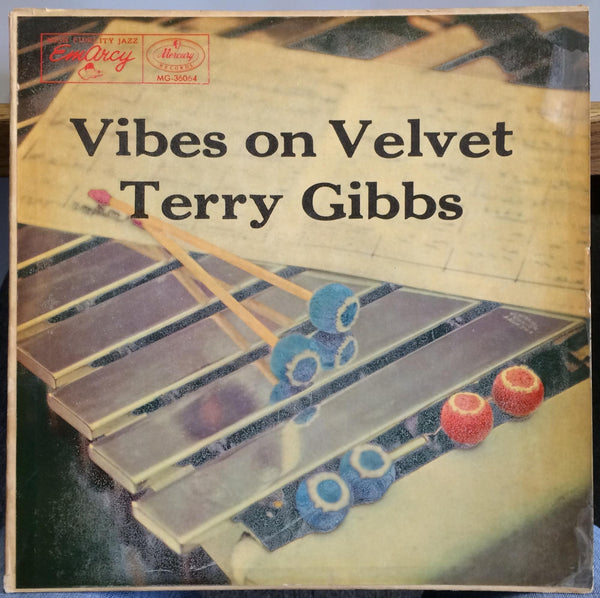 Terry Gibbs - Vibes On Velvet - VG+ (VG cover) LP Record 1956 EmArcy USA Mono Original Vinyl - Jazz / Bop - Shuga Records