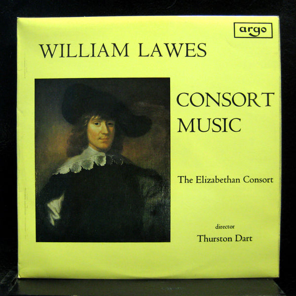 ELIZABETHAN CONSORT lawes consort music LP Mint- ZRG 555 Argo 1968 Oval UK - Shuga Records