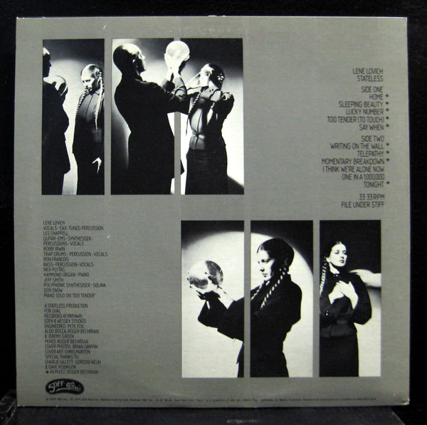 Lene Lovich - Stateless LP VG+ JE 36102 Vinyl 1979 Record - Shuga Records