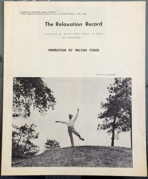 Milton Feher - Relaxing Body & Mind The Relaxation LP VG+ FX 6191 w/Book 1962 - Shuga Records