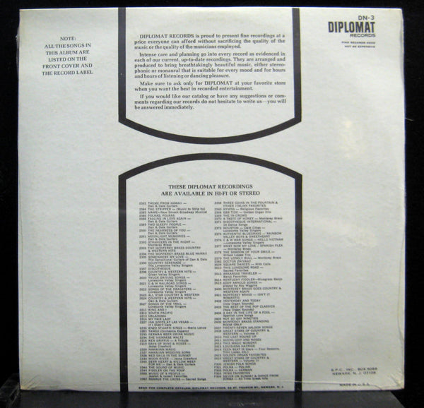 CHUCK KIRKLAND best of the pop classics LP Sealed DS2403 Diplomat Vinyl  Record - Shuga Records