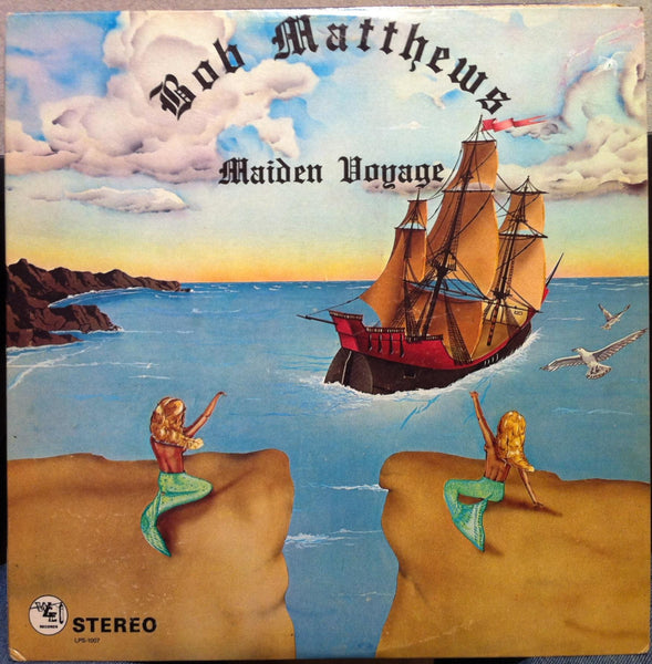 BOB MATTHEWS maiden voyage LP VG+ Private 70s WI Psych Acid Rock Rare w/Insert - Shuga Records