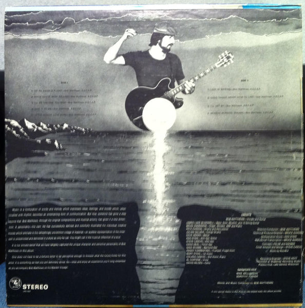 BOB MATTHEWS maiden voyage LP VG+ Private 70s WI Psych Acid Rock Rare w/Insert - Shuga Records