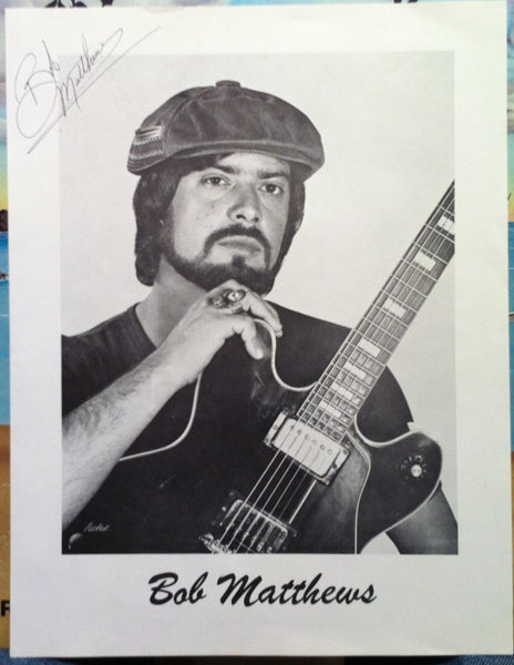 BOB MATTHEWS maiden voyage LP VG+ Private 70s WI Psych Acid Rock Rare w/Insert - Shuga Records