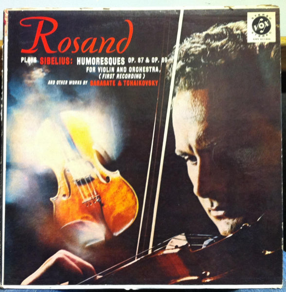 AARON ROSAND sibelius humoresques violin LP VG STPL 511.600 VOX 1959 Stereo RVG - Shuga Records