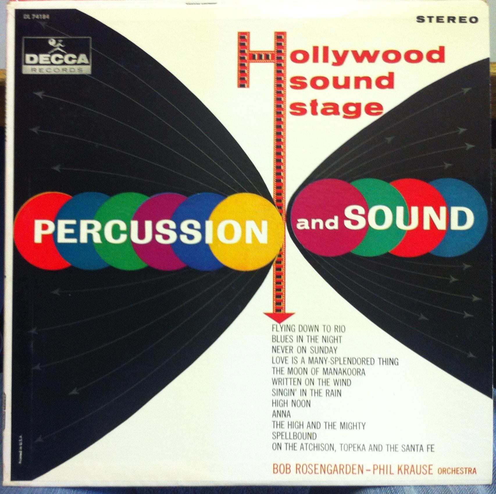 Bob Rosengarden & Phil Krause - Hollywood Sound Stage LP Mint- DL 74184 Vinyl - Shuga Records