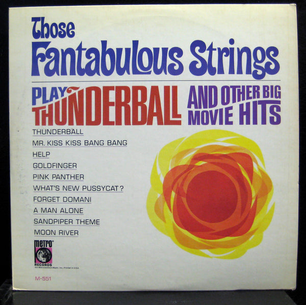 Those Fantabulous Strings - Thunderball LP VG+ M-551 Mono Vinyl 1966 Record - Shuga Records