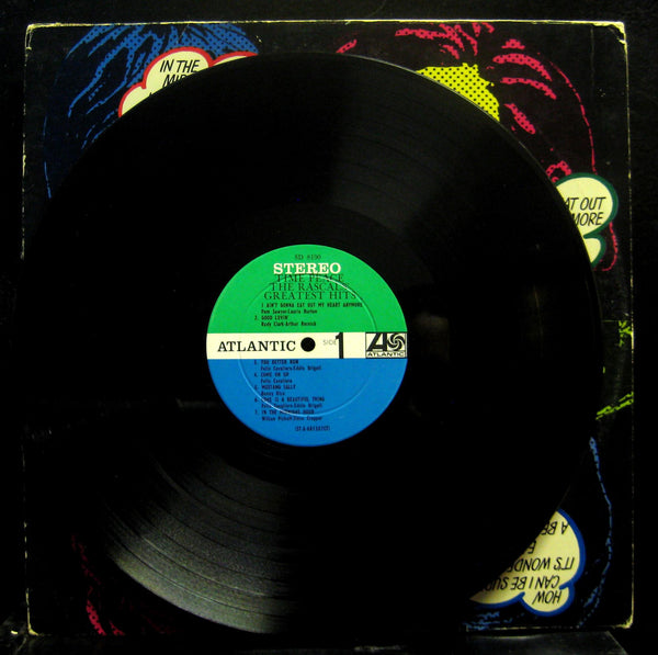 The Rascals - Time Peace Greatest Hits LP VG+ SD 8190 Stereo 1st USA Green/Blue - Shuga Records