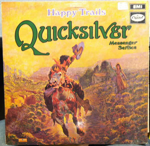 QUICKSILVER MESSENGER SERVICE happy trails LP VG E ST 120 Vinyl 1969 Record - Shuga Records