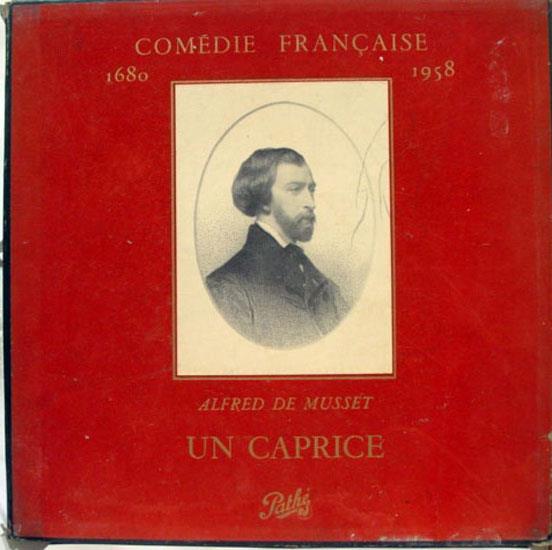 ALFRED DE MUSSET un caprice comedie francaise LP VG+ DTX 273 ED1 Pathe w/Book - Shuga Records