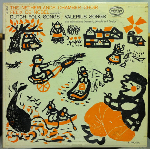 Felix De Nobel - Dutch Folk Songs & Valerius Songs LP Mint- LC 3263 Vinyl Record