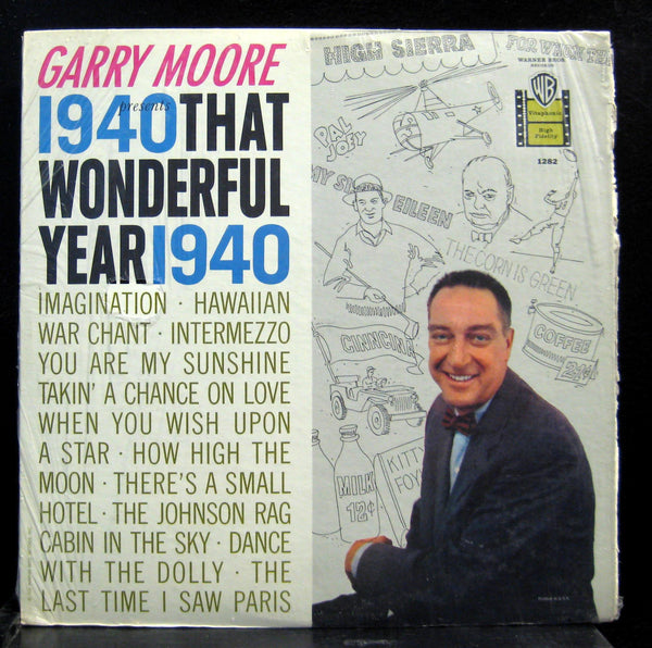 Garry Moore - Presents That Wonderful Year 1940 LP VG+ WS1282 Stereo Record 1st - Shuga Records