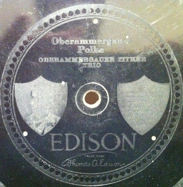 CHARLES CRAWFORD GORST / OBERAMMERGAUER ZITHER TRIO VG 10" Edison 78 50281 - Shuga Records