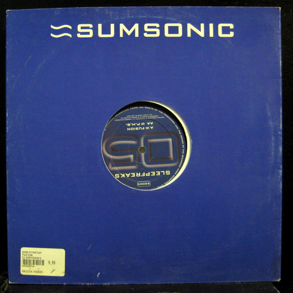 Sleepfreaks - Fusion / P.H.B 12"  VG+ SS005 UK Prog House Vinyl 2001 Record - Shuga Records