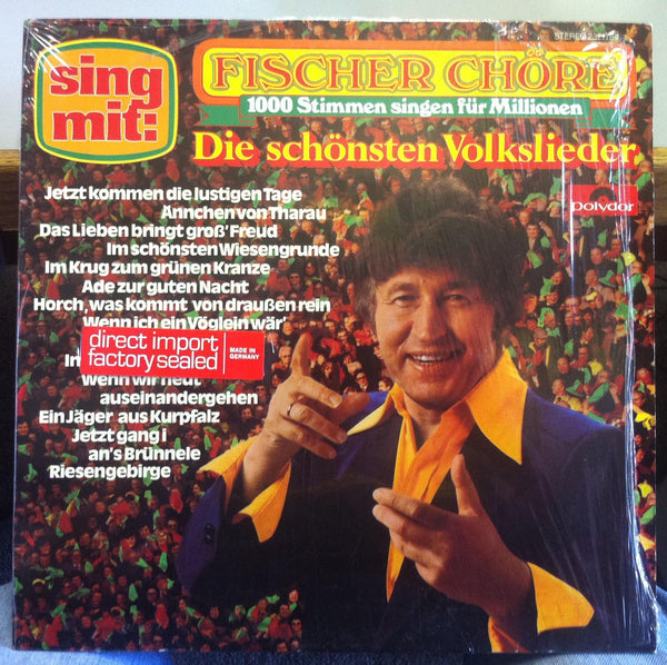 Fischer Chore - Die Schonsten Volkslieder LP Mint- 2371 785 Vinyl German 1st - Shuga Records