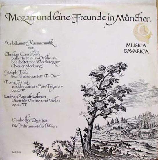 Sinnhoffer Quartett - Mozart Und Feine Freunde In Munchen LP Mint- MB 901 Vinyl - Shuga Records