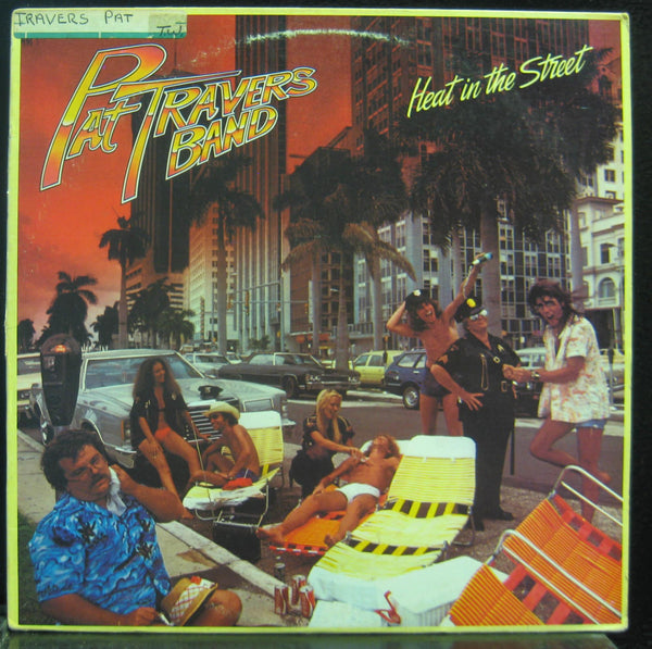 Pat Travers Band - Heat In The Street LP VG+ PD 1 6170 Vinyl Record Promo 1st - Shuga Records