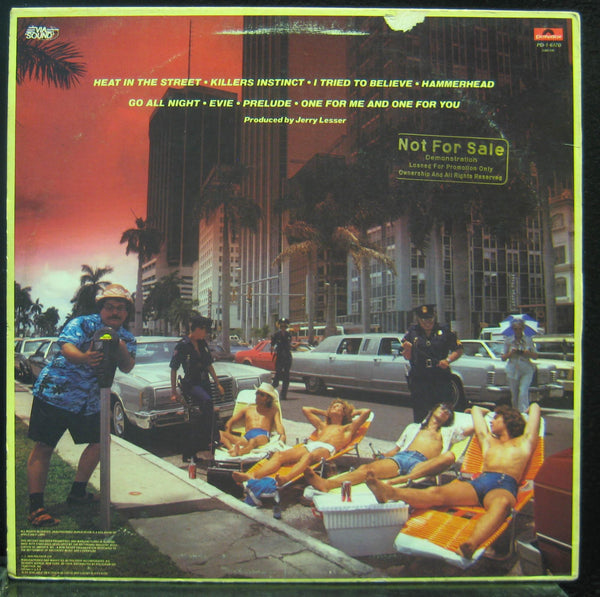 Pat Travers Band - Heat In The Street LP VG+ PD 1 6170 Vinyl Record Promo 1st - Shuga Records