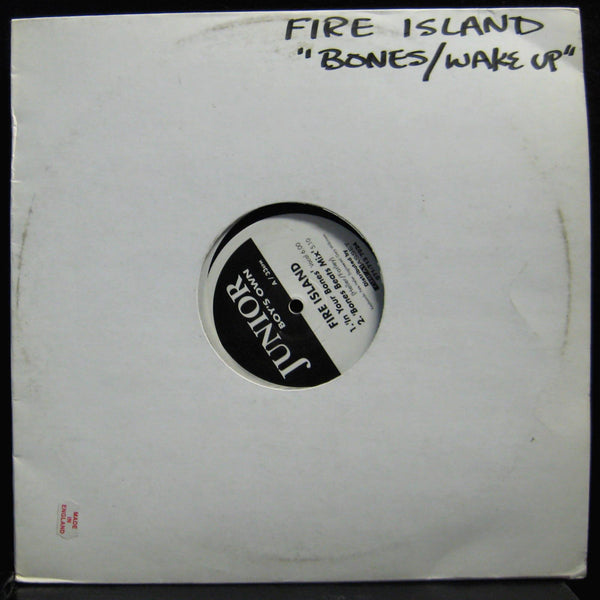 FIRE ISLAND in your bones 12"  VG+ WLP JNR-12-001  UK House Vinyl 1992 Record - Shuga Records