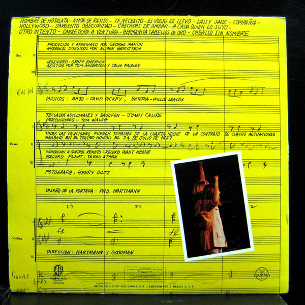 America - En Vivo LP VG+ GWEA-5296 Mexico Vinyl 1978 Record - Shuga Records