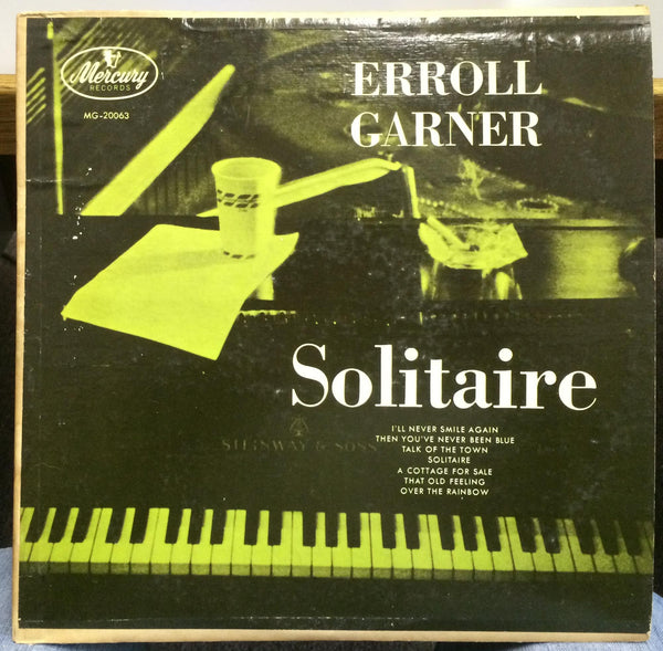 ERROLL GARNER solitaire LP Mint- MG-20063 Mercury 1955 Mono USA Original Jazz - Shuga Records